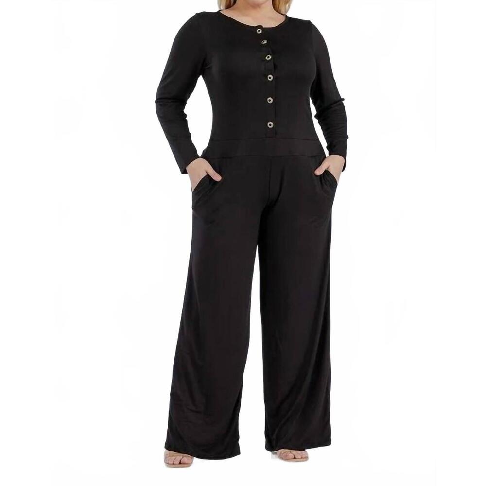 NEW KAREN T DESIGN mareselle jumpsuit in black